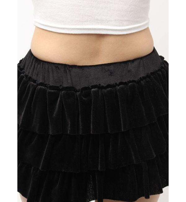 GYDA「Velourフリルショートパンツ」|その他|
