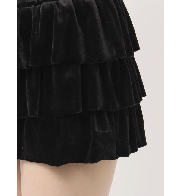 GYDA「Velourフリルショートパンツ」|その他|