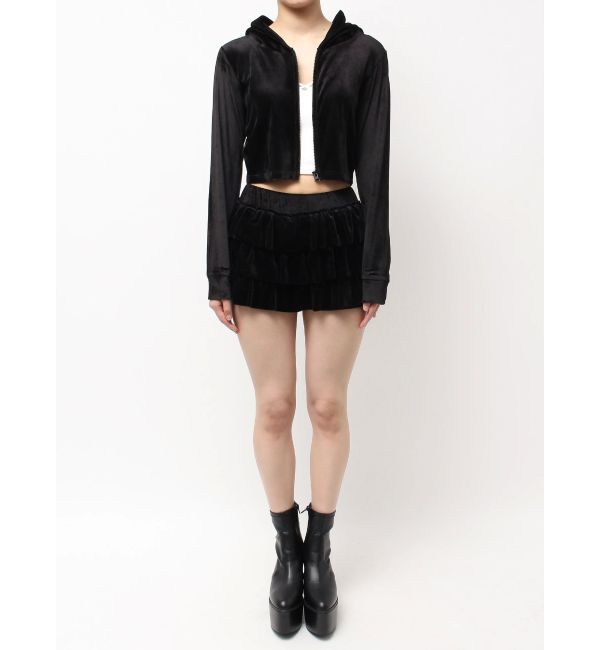 GYDA「Velourフリルショートパンツ」|その他|