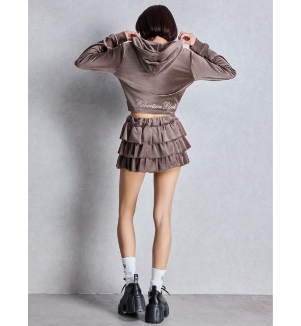 GYDA「Velourフリルショートパンツ」|その他|