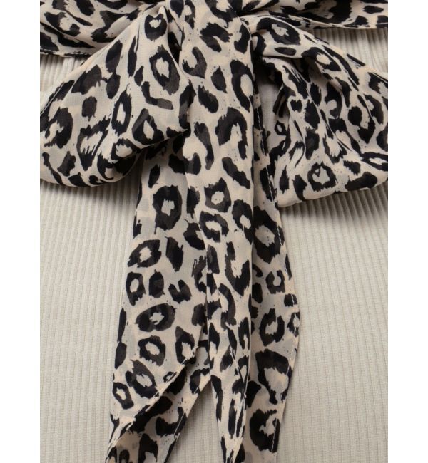 GYDA「レオパードバックリボンテレコミニワンピース」|ワンピース|