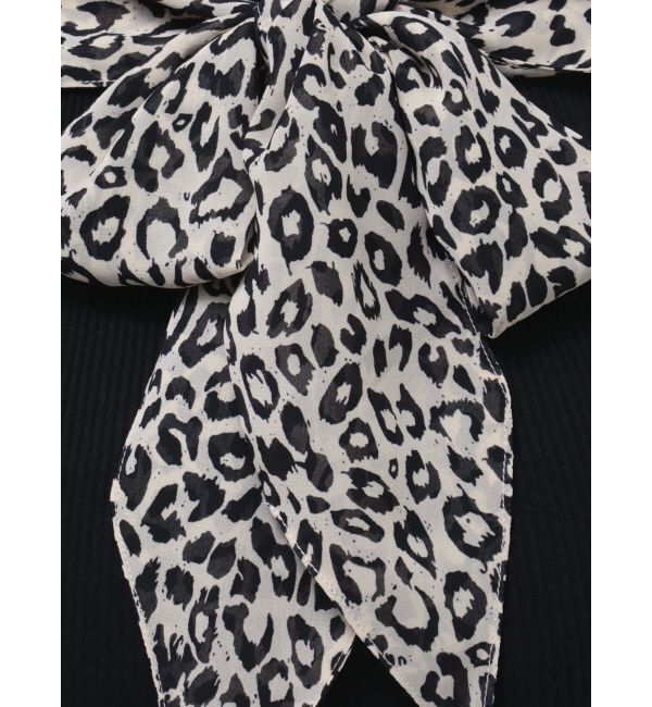 GYDA「レオパードバックリボンテレコミニワンピース」|ワンピース|