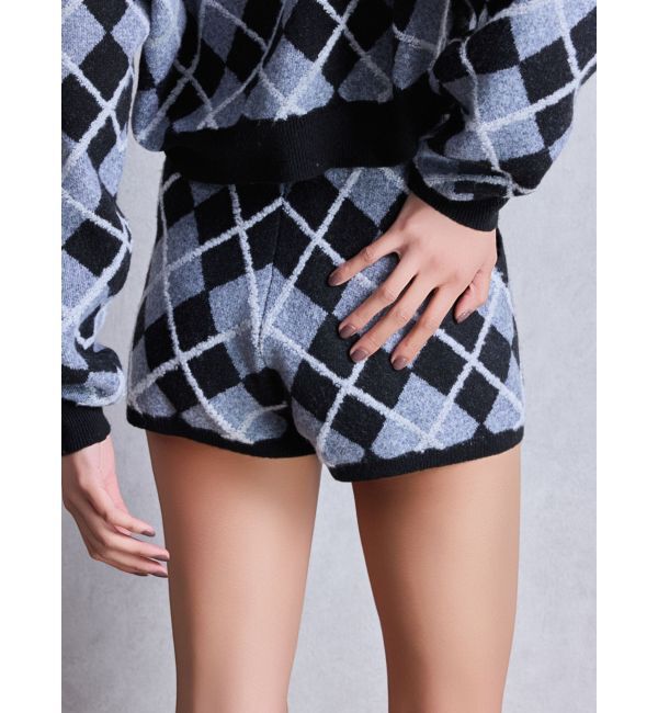 GYDA「アーガイルニットショートパンツ」|その他|