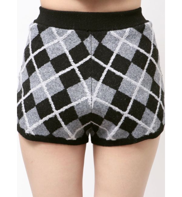GYDA「アーガイルニットショートパンツ」|その他|