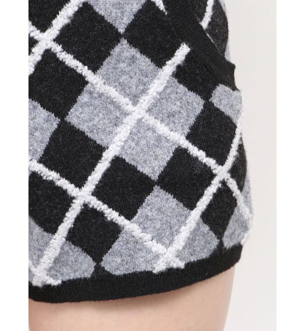 GYDA「アーガイルニットショートパンツ」|その他|
