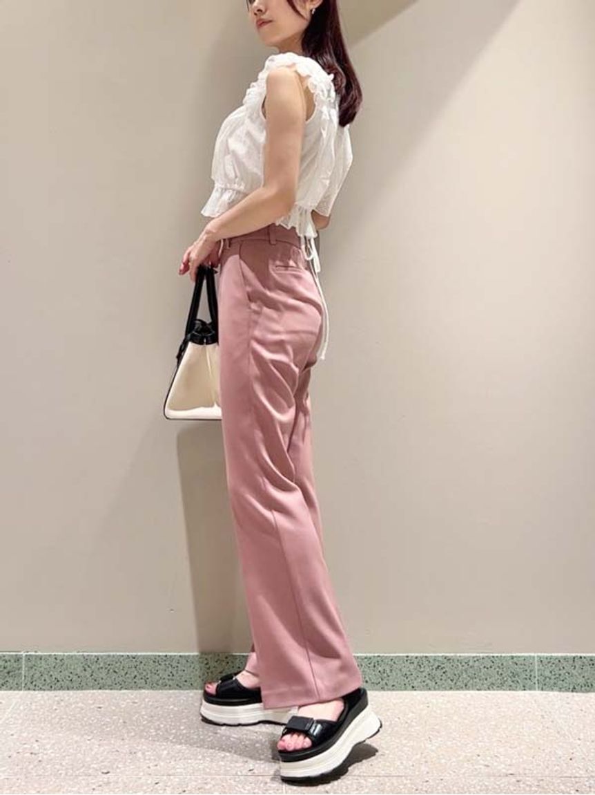 SNIDEL「美脚ストレッチパンツ」|チノ|