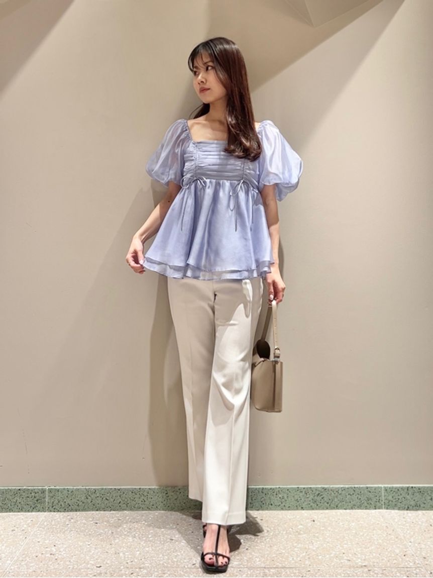 SNIDEL「美脚ストレッチパンツ」|チノ|