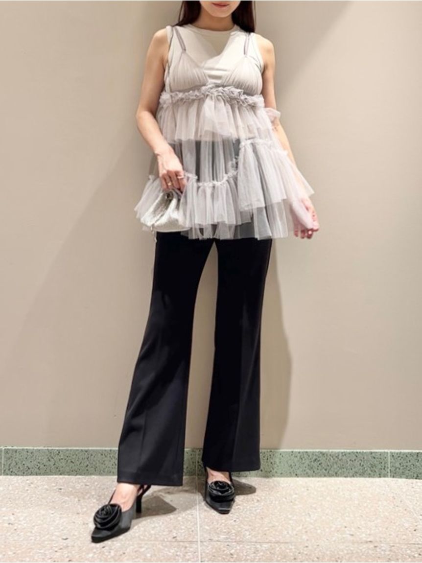 SNIDEL「美脚ストレッチパンツ」|チノ|