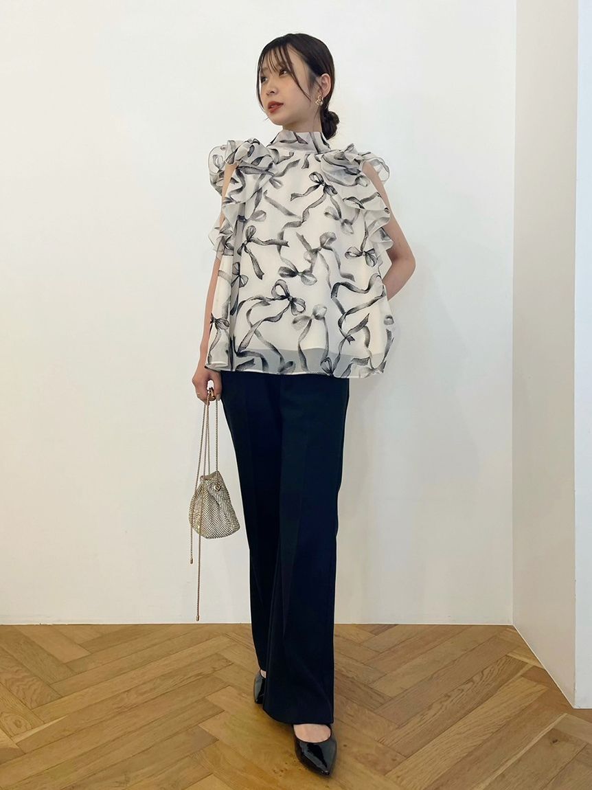 SNIDEL「美脚ストレッチパンツ」|チノ|