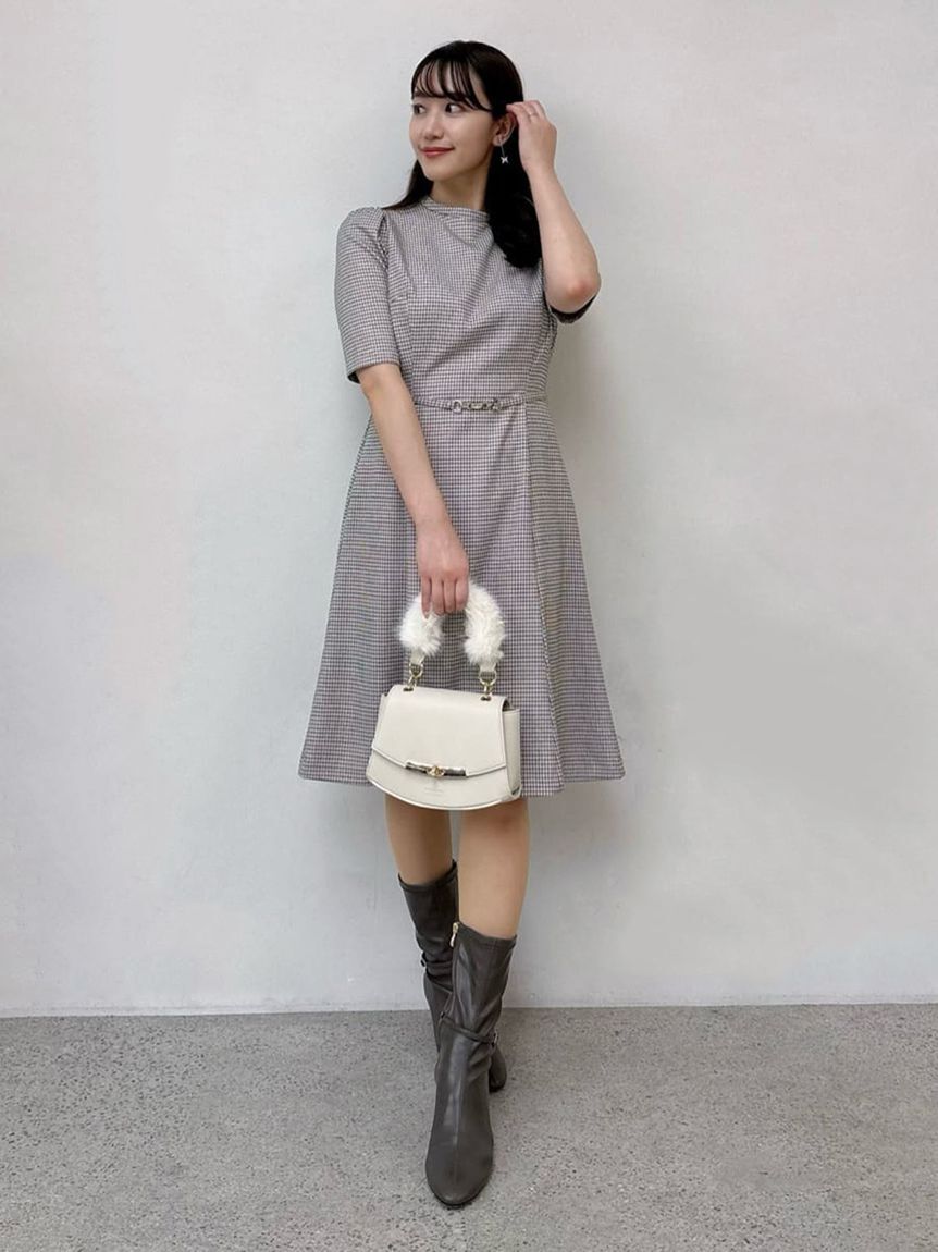 CELFORD「ベルト付きミニワンピース」|ワンピース|CML