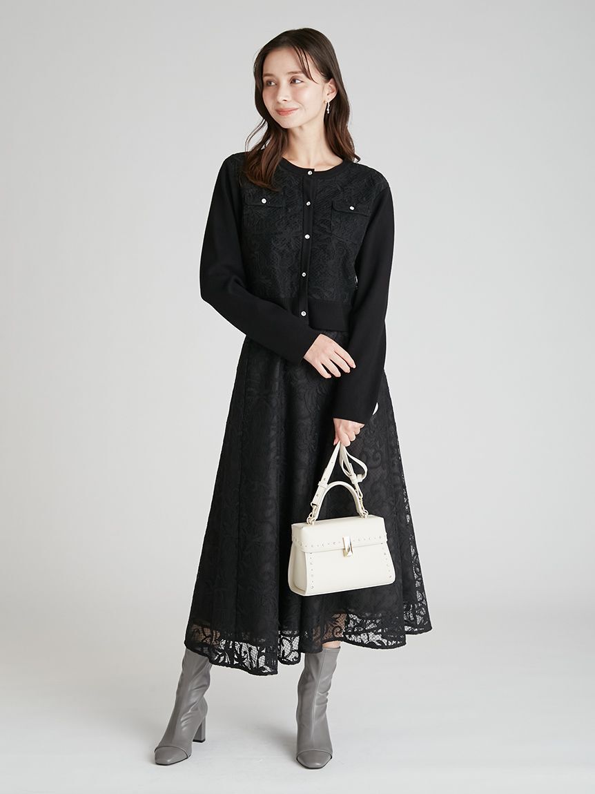 CELFORD「【セットアップ対応】チュール刺繍フレアスカート」|スカート|