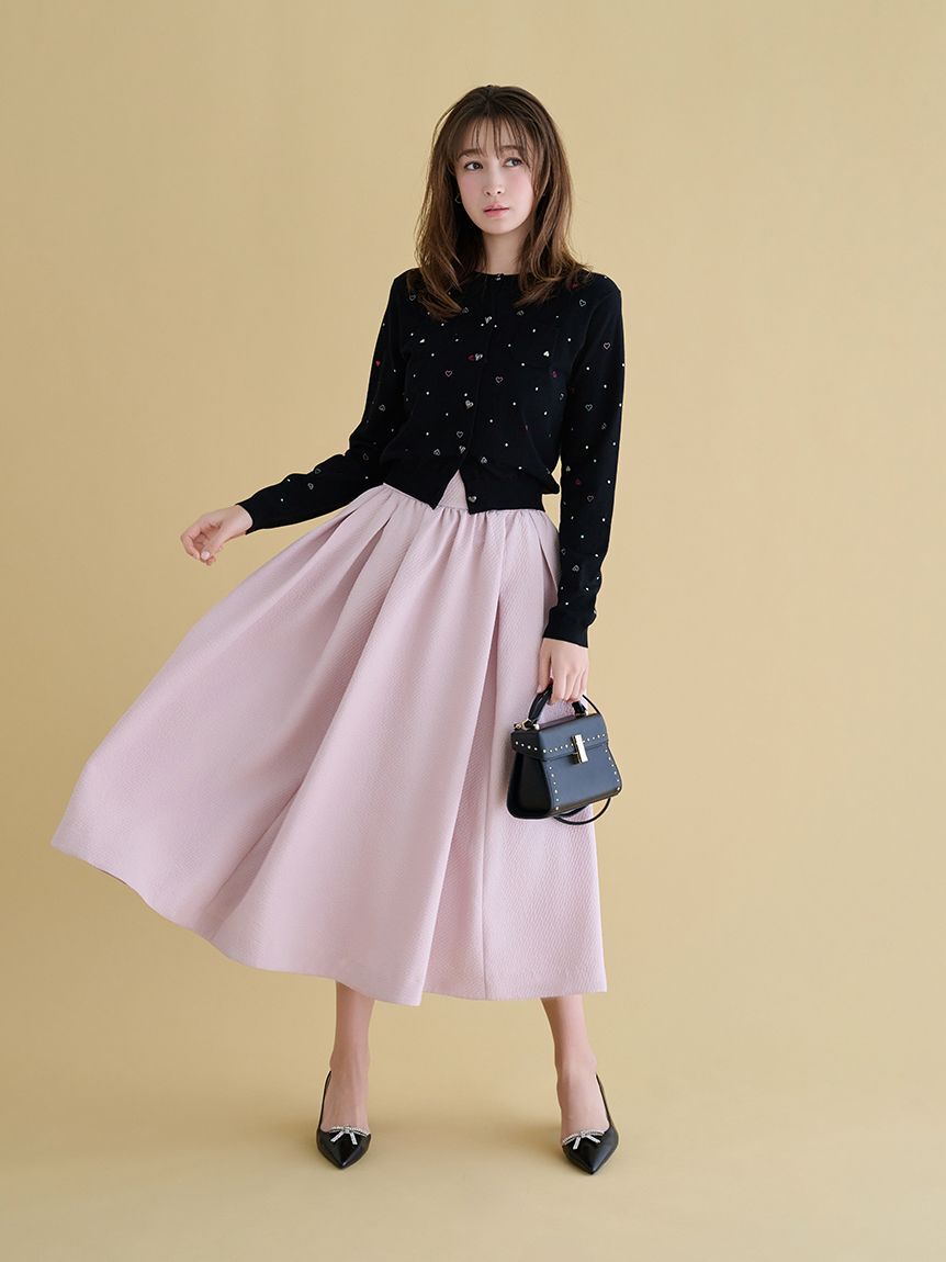 CELFORD「【UVカット】ハート刺繍ポケットカーディガン」|カーディガン|