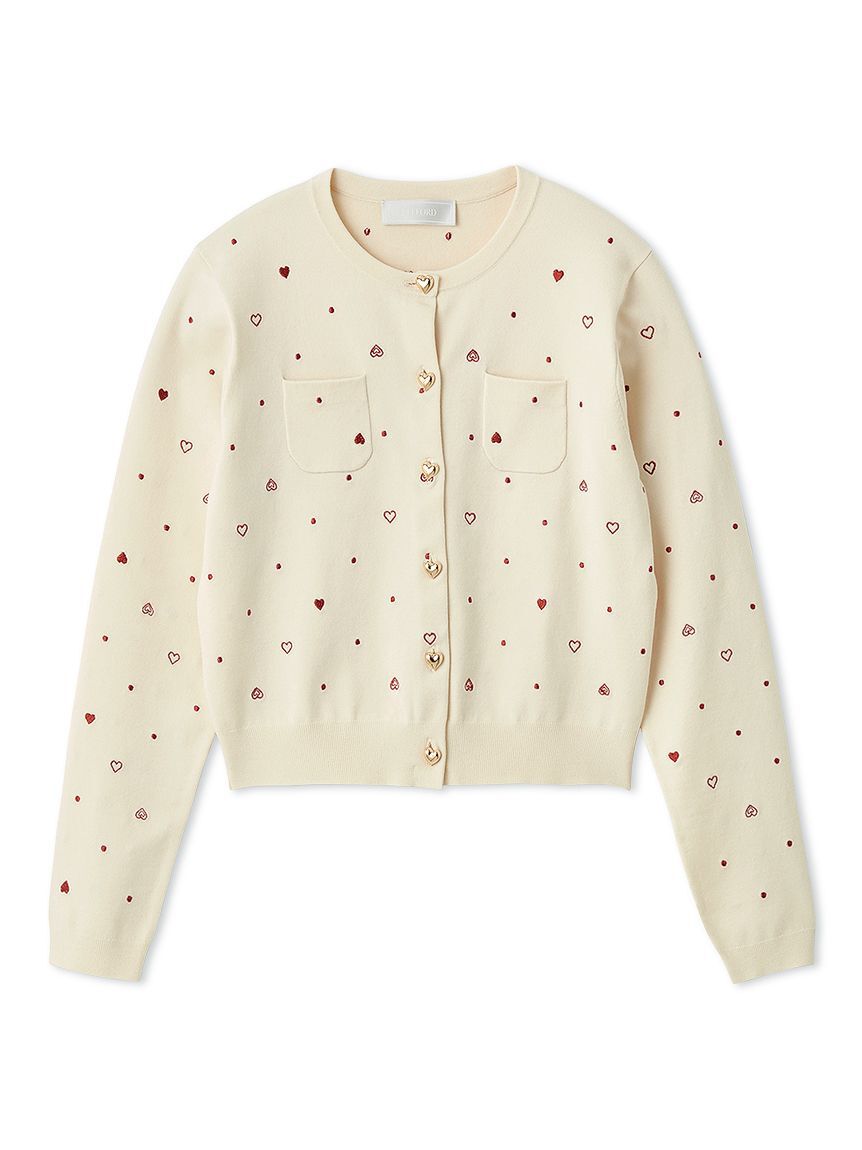 CELFORD「【UVカット】ハート刺繍ポケットカーディガン」|カーディガン|LBEG
