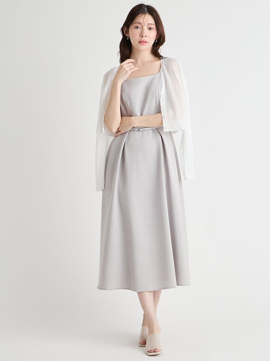 CELFORD「【洗える】バリエーションフィット＆フレアワンピース」|ワンピース|