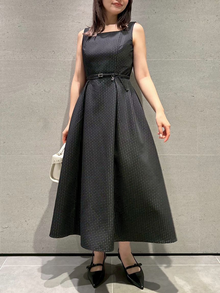 CELFORD「【洗える】バリエーションフィット＆フレアワンピース」|ワンピース|