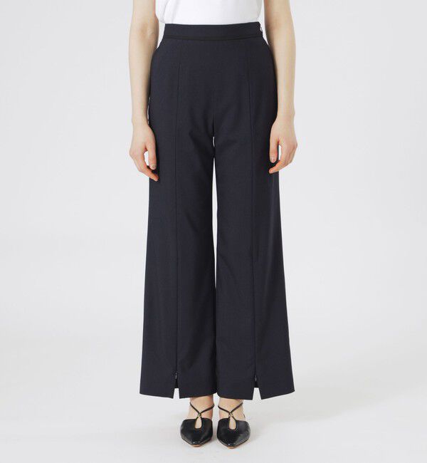  「【ドラマ着用商品】スリットスリムパンツ」|スラックス|