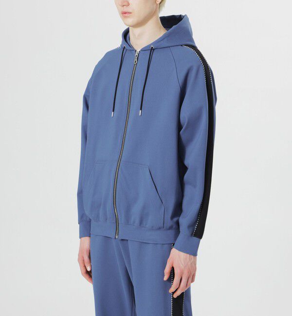  「ツイストコードジップアップパーカー」|Tシャツ・カットソー|