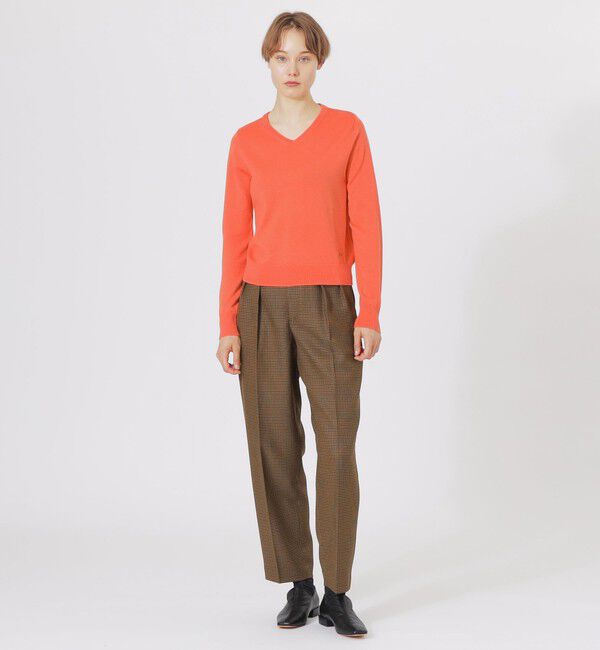  「ハイゲージVネック」|ニット・セーター|