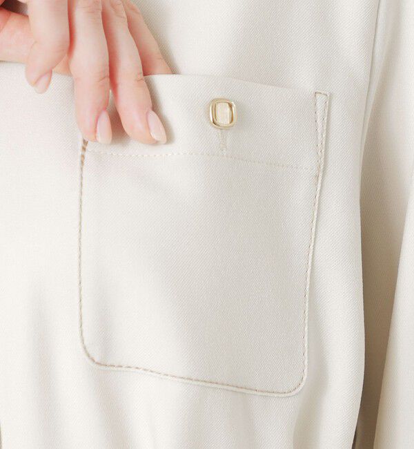  「メランジツイルシャツワンピース」|ワンピース|