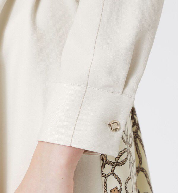  「メランジツイルシャツワンピース」|ワンピース|