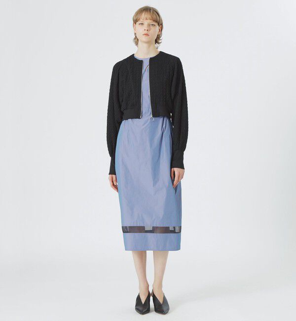  「カットアウトコクーンワンピース」|ワンピース|