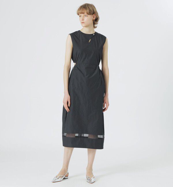  「カットアウトコクーンワンピース」|ワンピース|