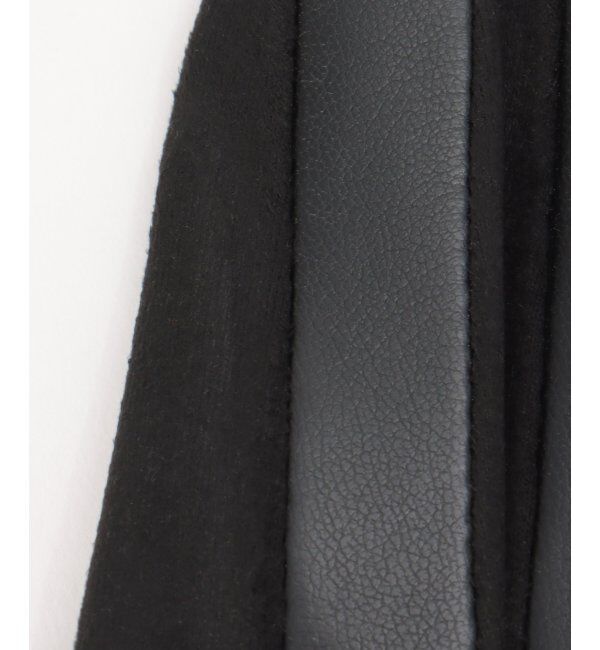 ikka「エコレザーライン入りグローブ」|手袋|