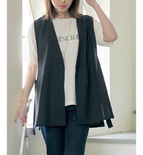 ikka「【親子おそろい】テーラードジレ」|ダウンベスト・ベスト|