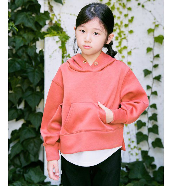 ikka kids「【親子おそろい】GOKU楽ダンボールレイヤーパーカー（120~160cm）」|Tシャツ・カットソー|