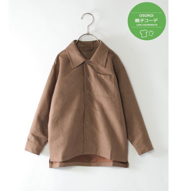 ikka kids「【親子おそろい】フェイクスエードシャウター」|シャツ・ブラウス|ブラウン