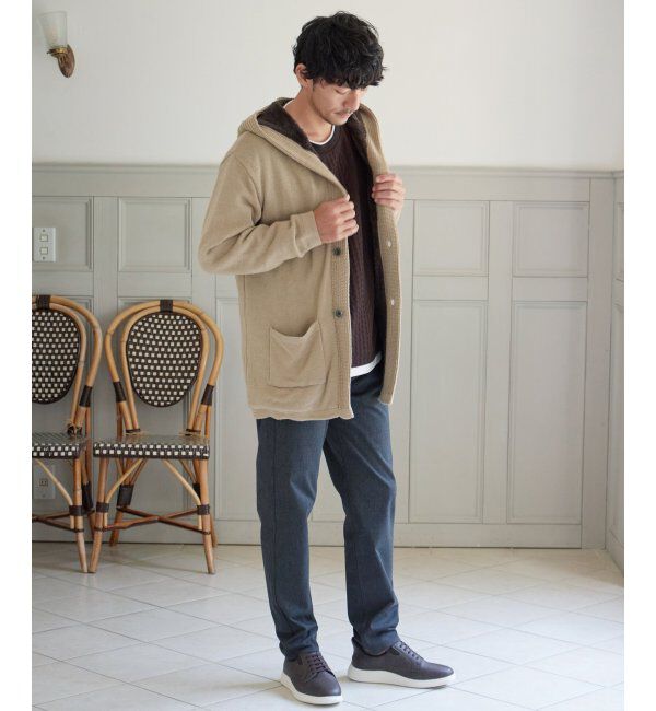 ikka「裏ボアニットフーディガン」|その他|