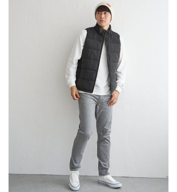 ikka「sorona(R)コンビ中綿ベスト」|ダウンベスト・ベスト|