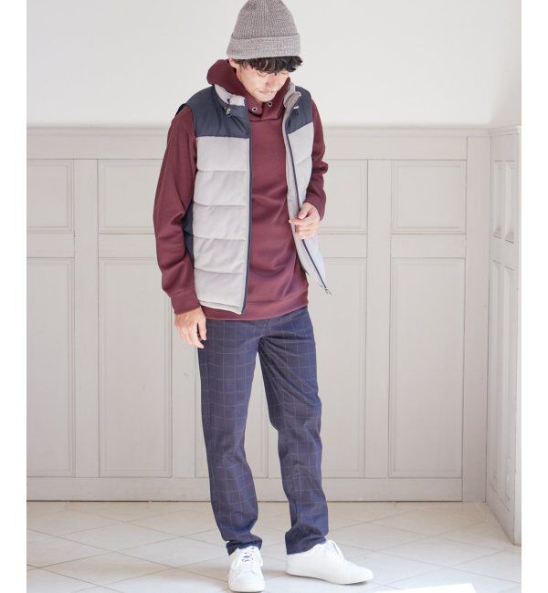 ikka「sorona(R)コンビ中綿ベスト」|ダウンベスト・ベスト|