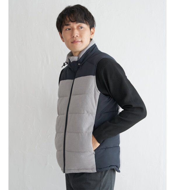 ikka「sorona(R)コンビ中綿ベスト」|ダウンベスト・ベスト|