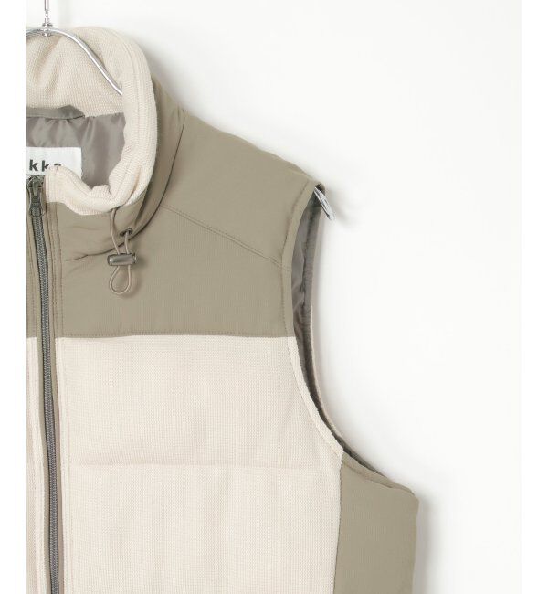 ikka「sorona(R)コンビ中綿ベスト」|ダウンベスト・ベスト|