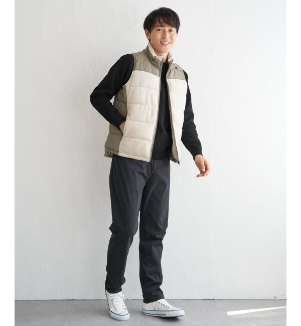 ikka「sorona(R)コンビ中綿ベスト」|ダウンベスト・ベスト|