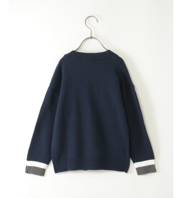 ikka kids「ソデリブラインスクールニットCD」|その他|