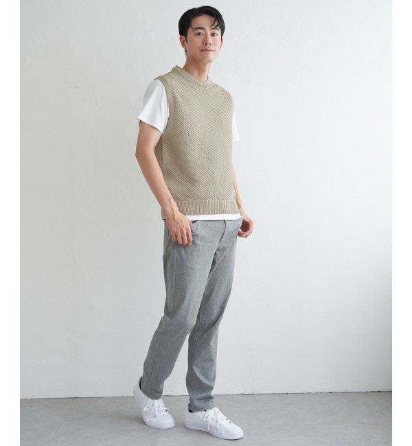 ikka「GOKU楽ニットカルゼベスト」|ニット・セーター|