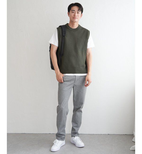 ikka「GOKU楽ニットカルゼベスト」|ニット・セーター|