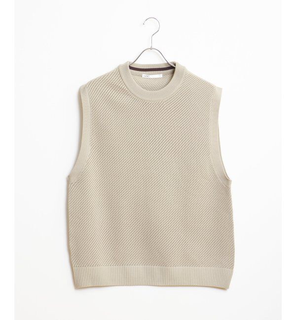 ikka「GOKU楽ニットカルゼベスト」|ニット・セーター|