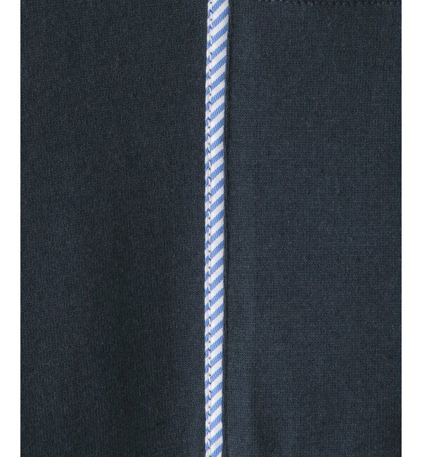 ikka kids「【親子おそろい】ストライプMIXビッグポケTシャツ（120~160cm）」|Tシャツ・カットソー|