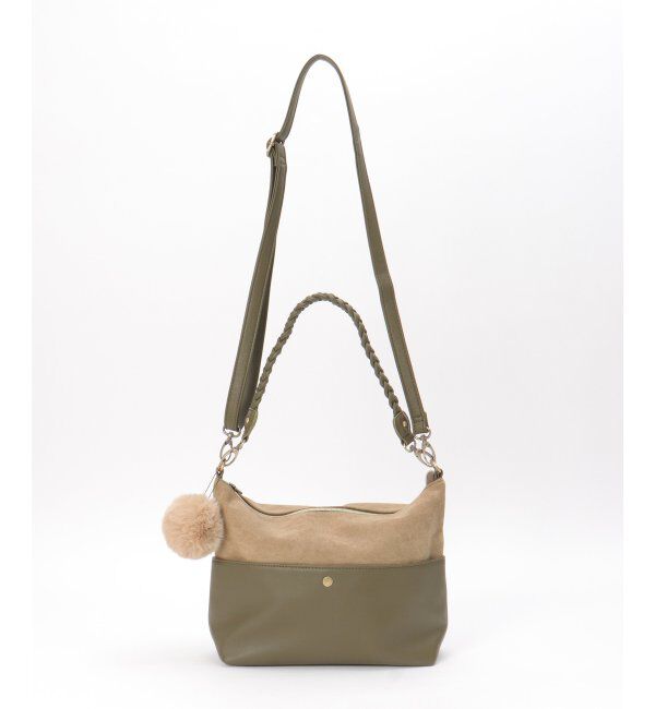 ikka「バイカラー2WAYジップショルダーバッグ」|その他|