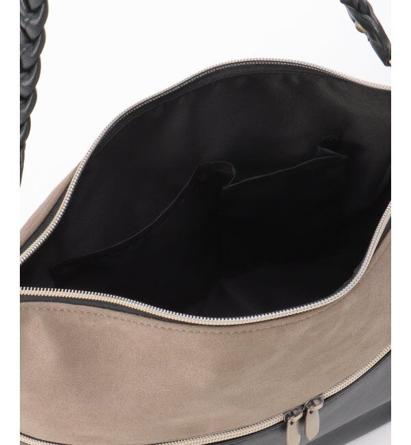 ikka「バイカラー2WAYジップショルダーバッグ」|その他|