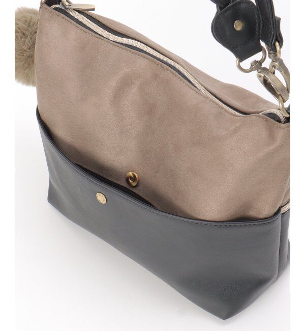 ikka「バイカラー2WAYジップショルダーバッグ」|その他|