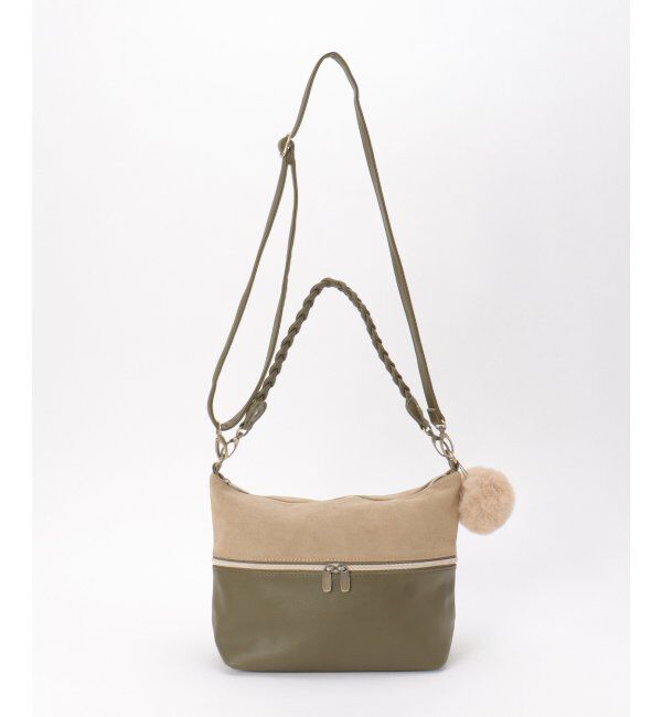 ikka「バイカラー2WAYジップショルダーバッグ」|その他|