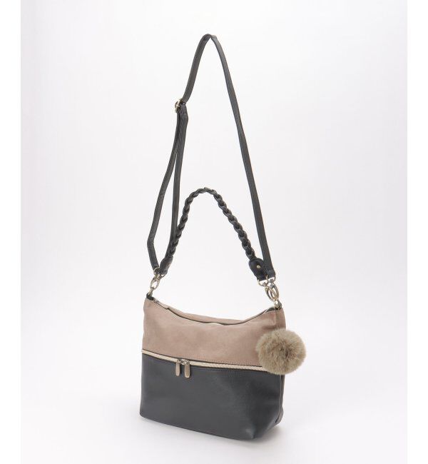 ikka「バイカラー2WAYジップショルダーバッグ」|その他|