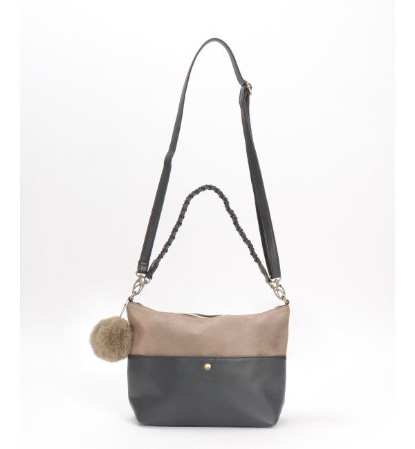 ikka「バイカラー2WAYジップショルダーバッグ」|その他|