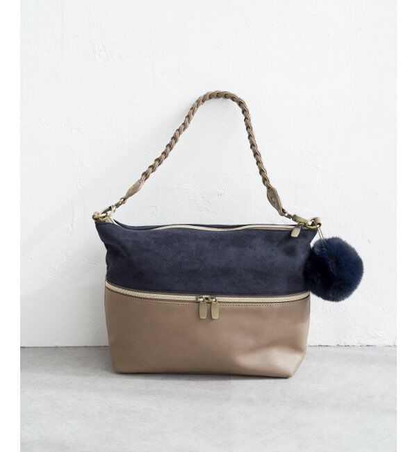 ikka「バイカラー2WAYジップショルダーバッグ」|その他|