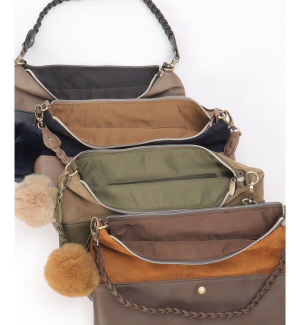 ikka「バイカラー2WAYジップショルダーバッグ」|その他|