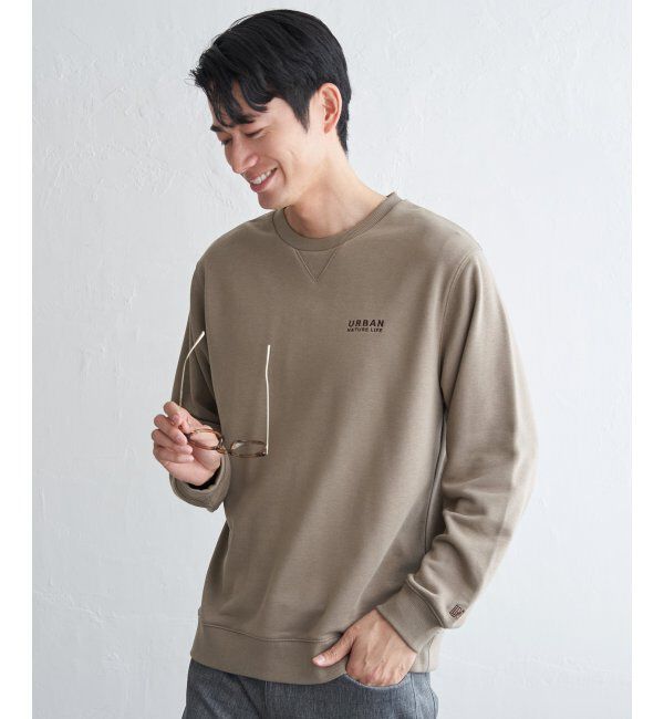 ikka「URBAN NATURE LIFE アーバンネイチャーライフ スウェットプルオーバー」|パーカー|ベージュ